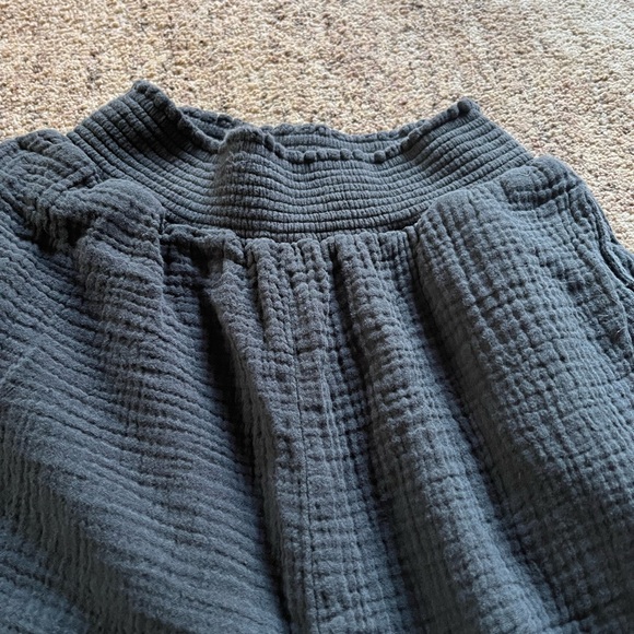 Blue/Grey Linen Style Pants - Picture 2 of 3